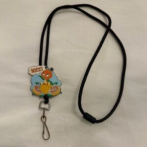 Orange Bird Lanyard
